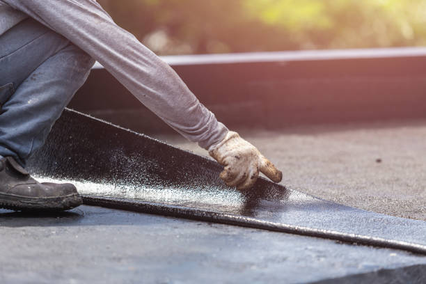 Professional Waterproofing technician working in Michigan Center, MI